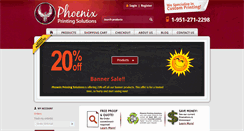 Desktop Screenshot of phoenixprintingsolutions.com